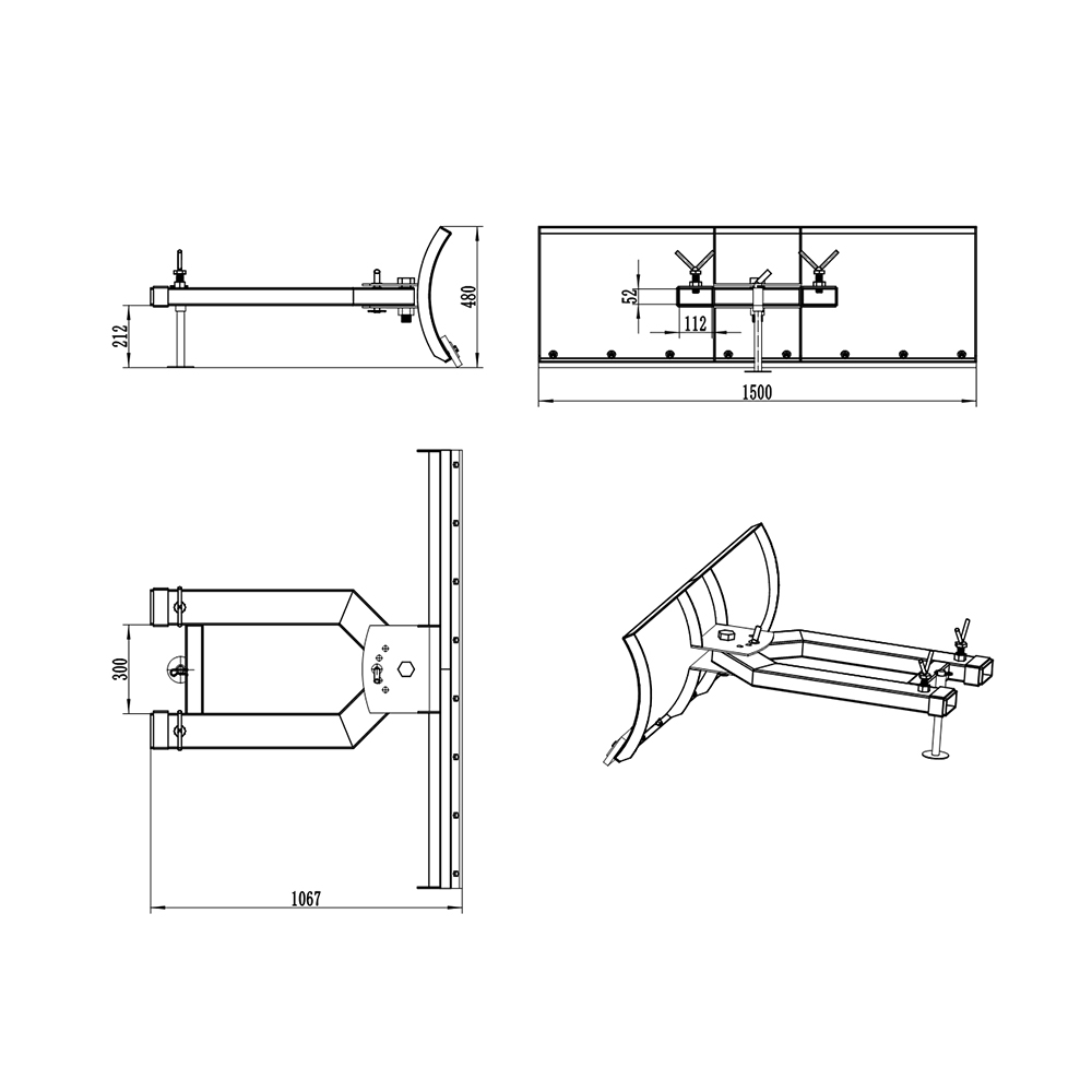 Radlice sněžného pluhu details